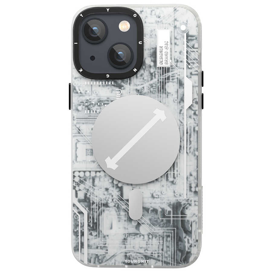 YoungKit Technology Serisi iPhone 13 Magsafe Şarj Özellikli Telefon Kılıfı - 2 YoungKit Technology Serisi iPhone 13 Magsafe Şarj Özellikli Telefon Kılıfı - 2